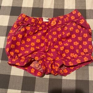 Old Navy Baby Girls’ Shorts Size 12-18 Months Floral Pink & Orange